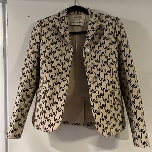 Tory Burch TWILL CREPE JACKET size 00 US SIZE 2